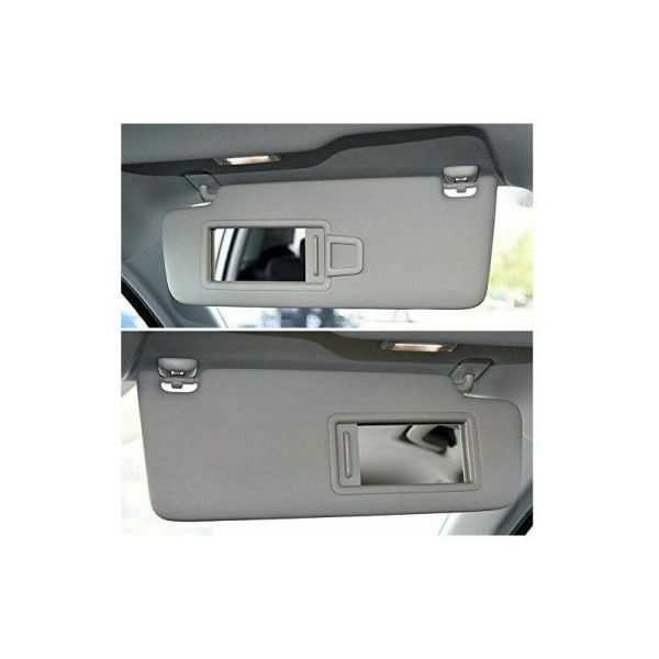 2 stk - For Audi A4 A5 s5q3 Q5 Bilsolskjermholder Holder med solskjermholder Solskjerm krok 8u0857562a (Svart)