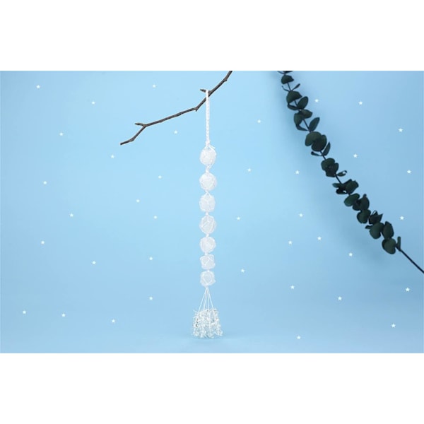 Krystal Hængende Healing Krystaller Ædelstene Dekoration Tumbled Stene Bil Bakspejl Væghængende Krystaller Reiki Krystal Gaver Clear Quartz