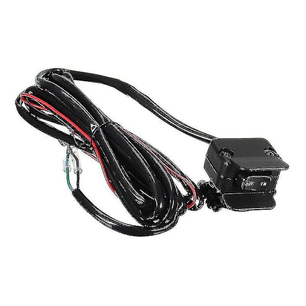 12V Vindespil Toggle Switch med Monteringssupport og Kontrolkabel Sæt til ATV UTV Cisea Elektrisk Vindespil (hs)