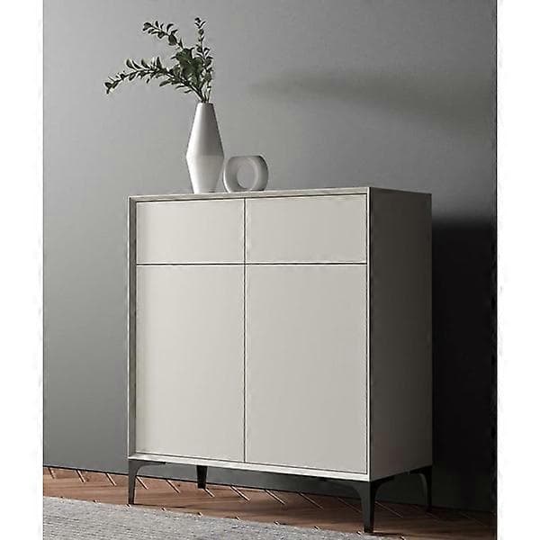4-pak 10 cm sorte møbelben i metal - til skabe, sofa, kaffe