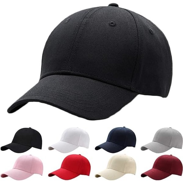 Baseballkasket til mænd og kvinder Black