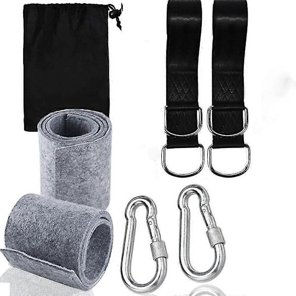 Trägungremmar Hängande Kit Med Två Zinklegeringskarbinhakar