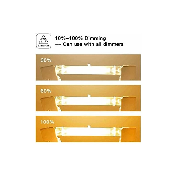 5-pack R7s Halogenlampa 118mm 300W 220V