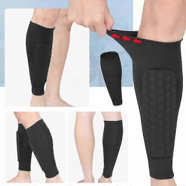 Säärisuoja Urheilukompressiohiha lapsille pehmusteilla
