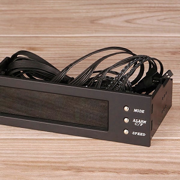 5.86\" Hållbar PC Datorfläkt Kontroller Temperatursensor PC Kylning