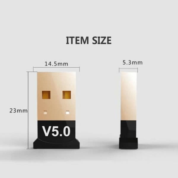 Korkealaatuinen USB Bluetooth-sovitin V5.0