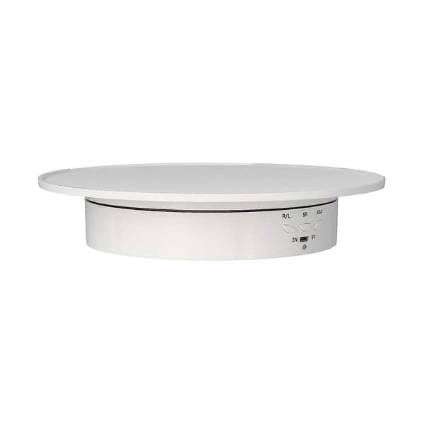 Motoriserat Roterande Displayställ 200mm USB-driven Justerbar 3 Hastigheter Smyckeskarusell