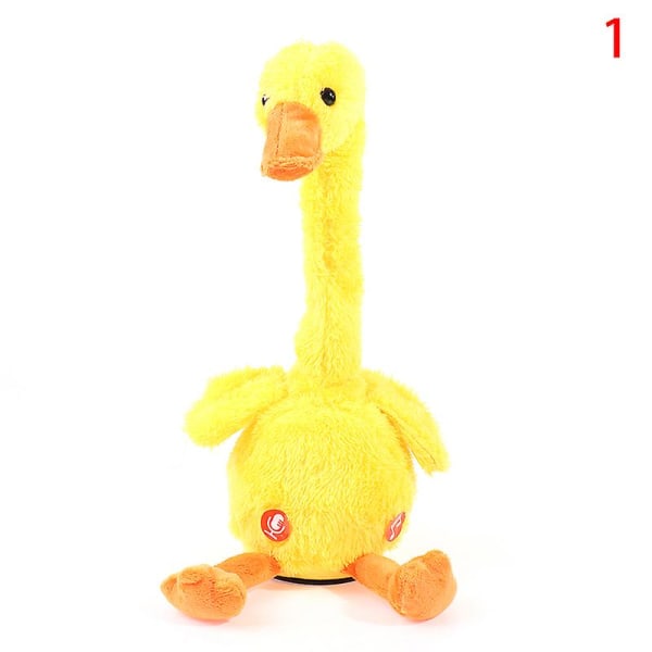 Dancing Duck Electronic Plush Toys Repeat Talking Sing Record Voice Usb Charge