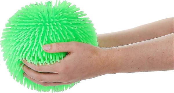 Legetøj Puffer 23cm Bold og Ballon Spil Grøn