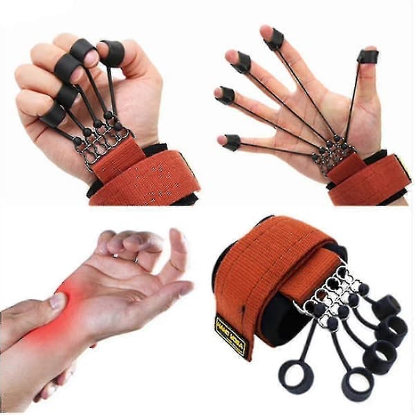 Fingersträckare Handmotståndsband Hand Extensor Tränare Fingergreppstränare
