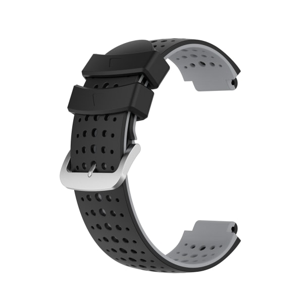 Silikon Urrem Garmin Forerunner 220, 230, 235, 630, 620, 735XT, Approach Sort Black