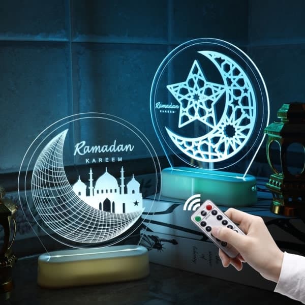 Ramadan LED-koriste Mubarak Kareem Eid Mubarak