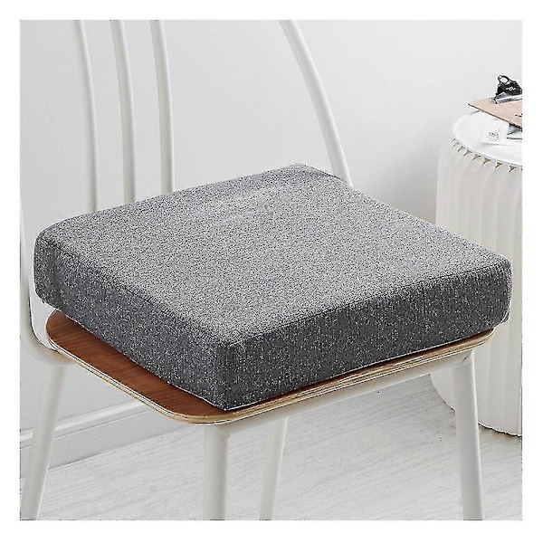 50*50cm Svamp Put Høy Elastisitet Personlig Tilpasset Pad For Kontor Sofaer Bokhandler Light Gray Square