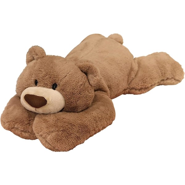 Hronsa Viktade Gosedjur för Ångest, 50cm 1,5kg Viktad Björngosedjur Leksak Söta Brun Björnpälskudde för Vuxna Pojkar Flickor