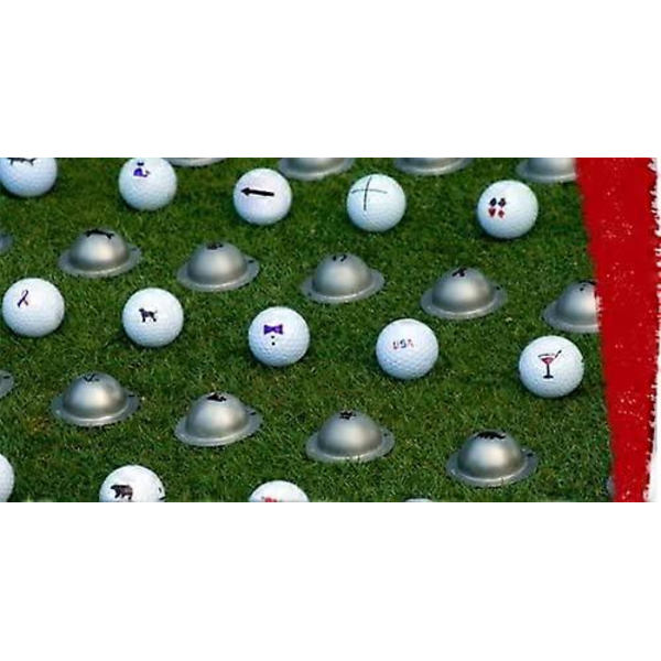 Piao Tin Cup Golfboll Anpassad Markör Justeringsverktyg Shamrock