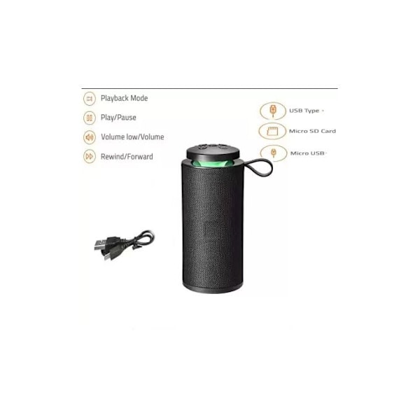 Trådløs Bluetooth-højtaler, Bærbar udendørs subwoofer, Mini dobbelt højtaler, Hjemme desktop-højtaler, Høj lydstyrke
