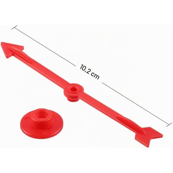 Spinner-spil - 25 dele - Plastik - 5 farver - Til skole- og social brug - 10 cm