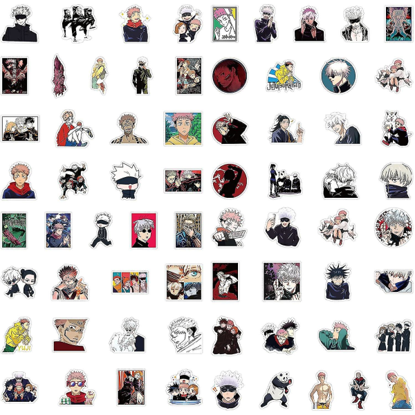 200 stk Jujutsu Kaisen Stickers Jujutsu Kaisen Stickers Stickerpakke Jujutsu Kaisen Merch