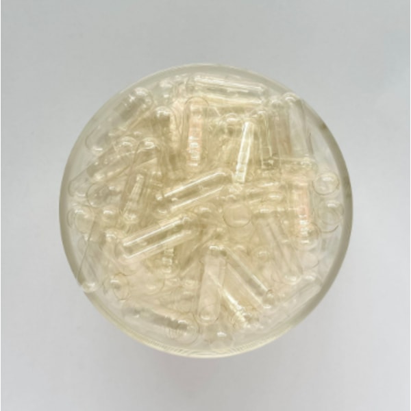 1000 Tomme Hårde Løse Gelatin Kapsler Størrelse 0# Gel Medisin én størrelse transparent open