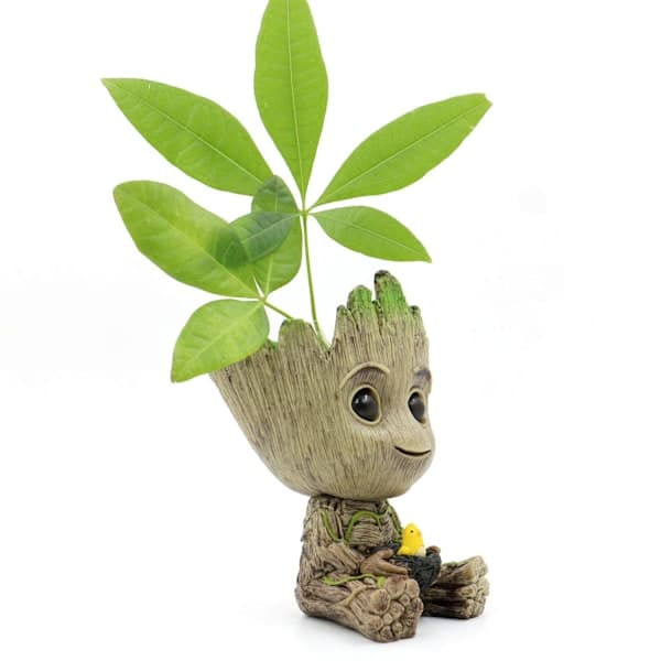 Dekorativ blomkruka med dräneringshål Support face