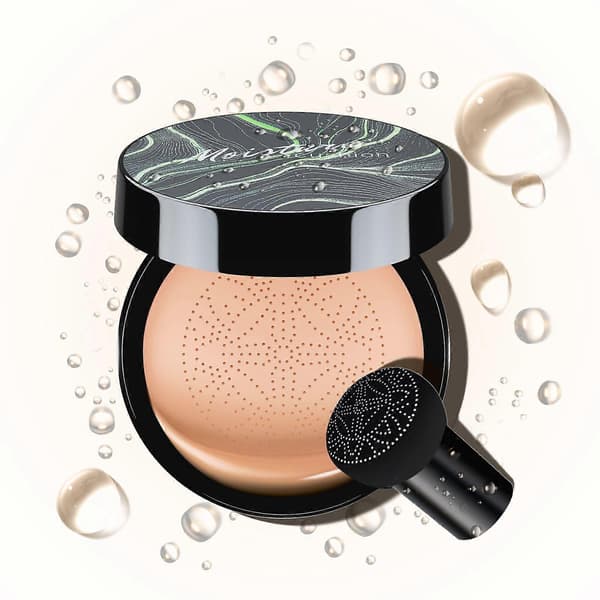 Mushroom Head Air Cushion CC Cream Nude Full Coverage Langvarig Hydrerende Foundation