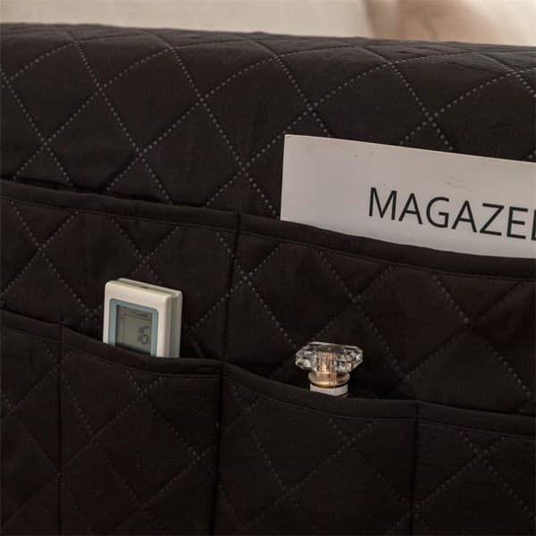 Sofa Armlæn Organizer Sort Sort