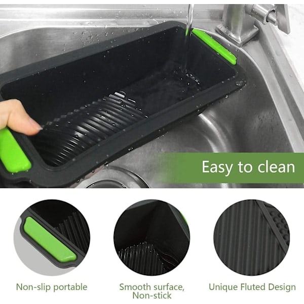 Non-stick silikon brødform for baking av brødform