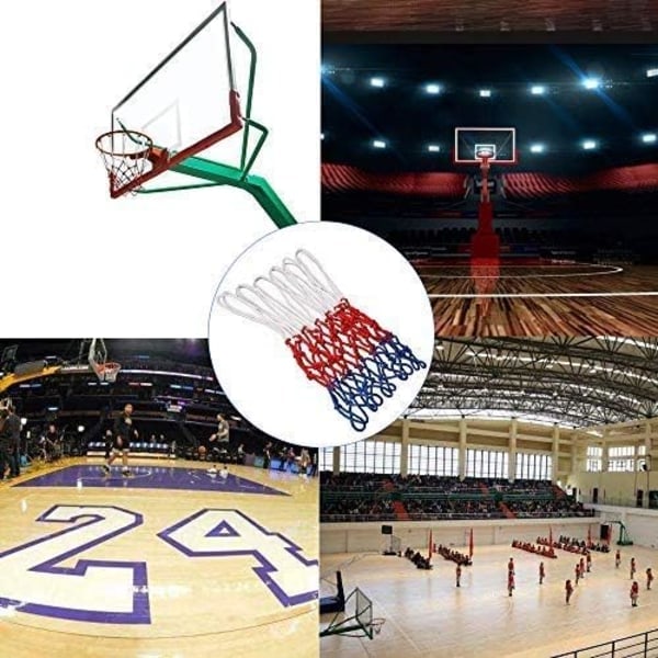 2 stk profesjonelle basketballnett, basketballnett for utskifting
