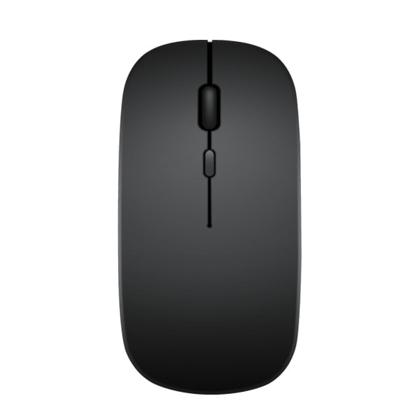 Bluetooth Mus, Trådløs Genopladelig Mus, Bluetooth Trådløs Mus til Laptop/PC/Mac/iPad Pro/Computer (Sort)