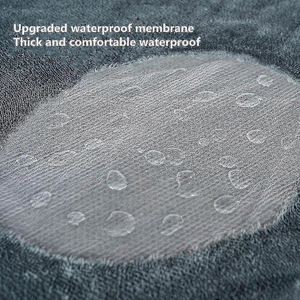 Loveblanket - Det vanntette teppet Love Blankets for par Vanntett spruteteppe for seng Int Gray 28*40in
