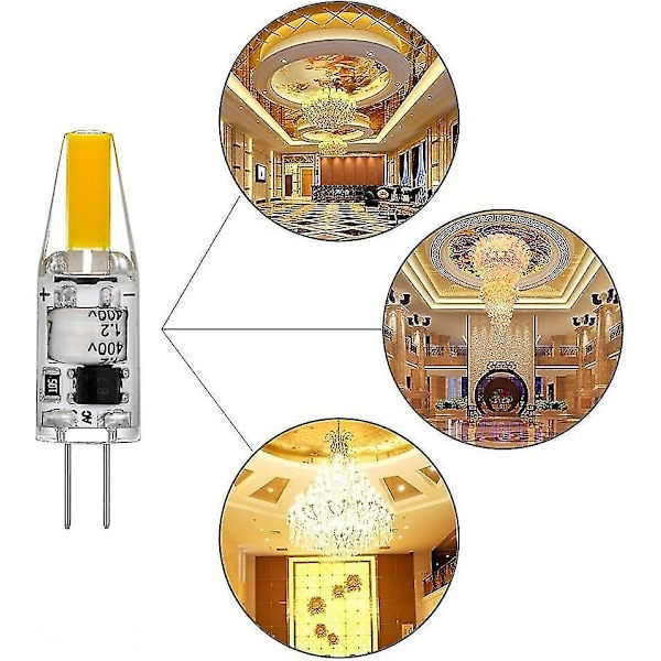 G4 LED 220v 3w 2700k Varmt Hvidt 160lm, Silikonlamper Erstatter Traditionelle 30w Halogenlamper, Pakke Med 5 Enheder