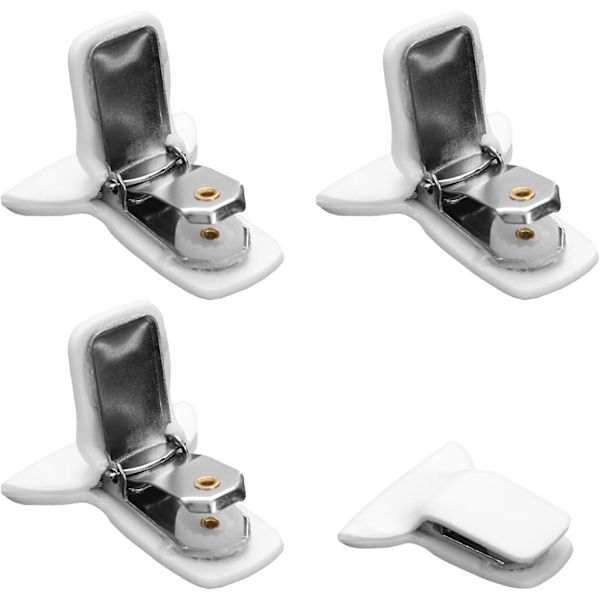 4 stk Dyneclips for Dynetøy, Skummetall Teppedybber Sterk Hold Dynetrekk Clips Forhindrer Skiftende Sengetøy Tilbehør Rask Installasjon