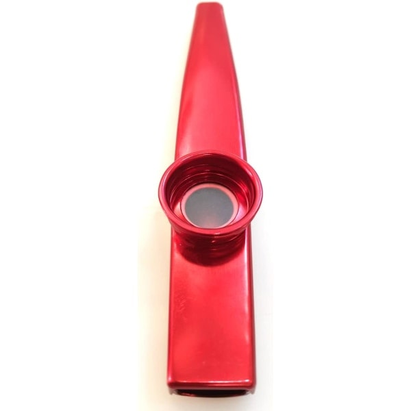 Kazoo-soitin, 3 kalvoa, alumiiniseos, kazoot, juhlalelu, instrumentaalinen säestys - Punainen