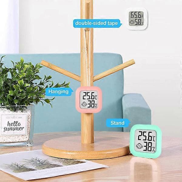 3-pakning innendørs termometer, hygrometer digital