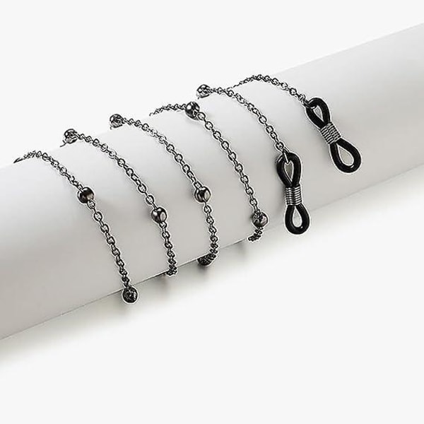 Halvmåne Brillegjenger, Maske Kjede Halskjede Holder Lanyard For Kvinner, Stilig Brillegjenger Solbriller Lanyard Gave
