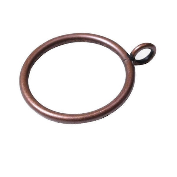 38 mm metalgardinringe med øje til køkken og soveværelse 20pcs Red Bronze