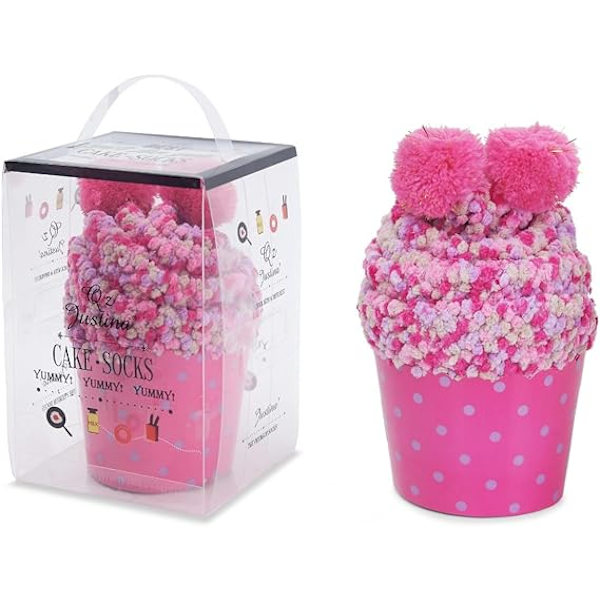 2/3 lahjapakettia Valenttiinin päivään ja jouluun - Naisten mukavat superpehmeät lämpimät pörröiset plus-sukat DIY 2Rose