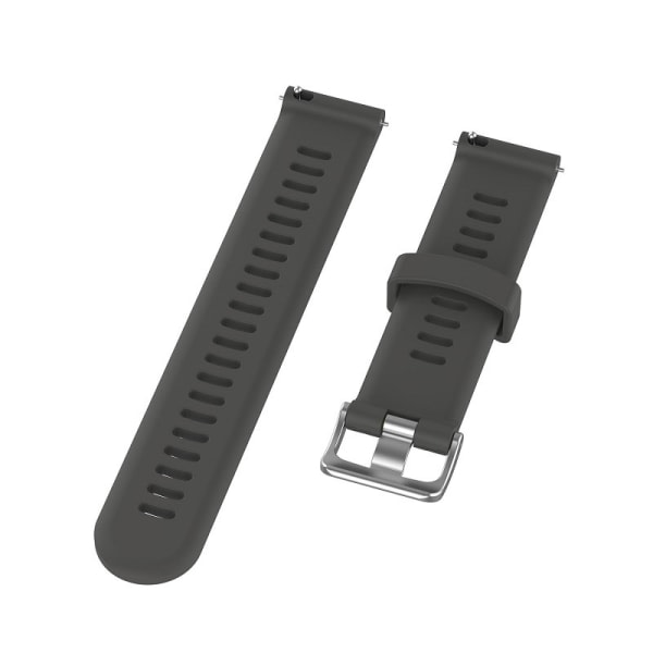 Klockarmband för Garmin Forerunner 245 Silikon Svart Med Klocka White