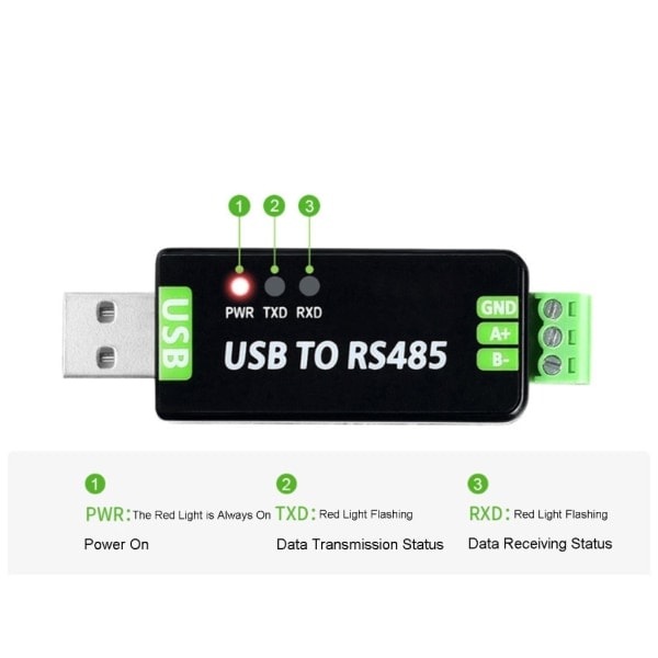 USB til RS485 Konverter RS485 Kommunikasjonsmodul Utvidelseskort CH343G / FT232RL CH343G Version