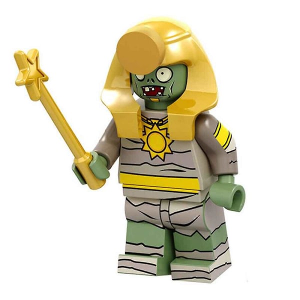 8 st. Plants Vs Zombies Action Minifigurer Byggklossar Leksakssats för Barn Db