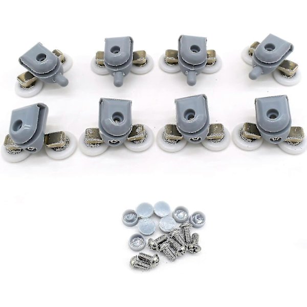 8-pack Dubbla Duschdörrsrullar 23 mm Diameter Badrumsreservdelar