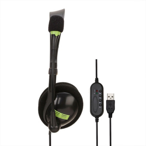 Computer USB Interface Headset Headset Headset Kontor Headset Kundeserviceopkald med Mai Aviation Headset