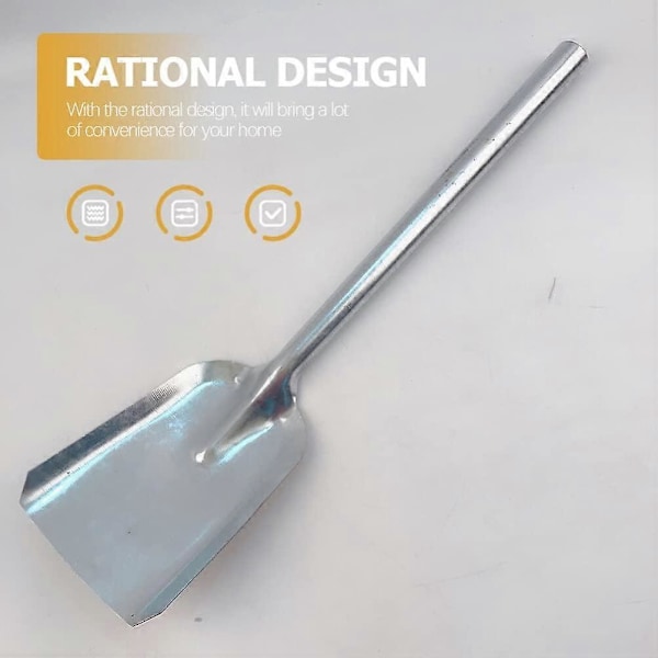 Eldstad Spade Eldstad Askskyffel Kolskyffel Grillkolskyffel Eldstadskopa Sopskyffel Askspade Trädgårdsspade för Vedspis Grill