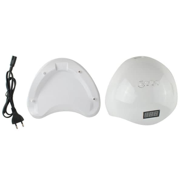 UV-lampa för gelnagellack - Rörelsesensor - 48 W Vit