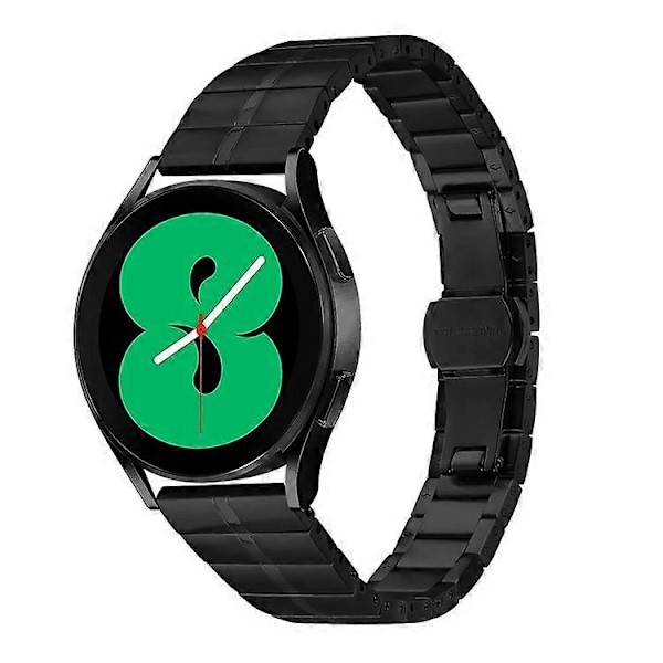 Kompatibel med Garmin vivoactive 5 rustfrit stål urrem, erstatningsarmbånd Black