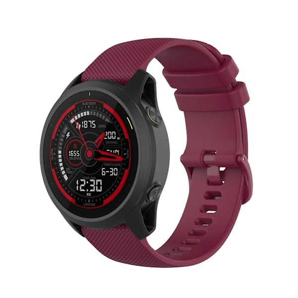 Armband till Garmin Forerunner 745 Klocka Red Wine
