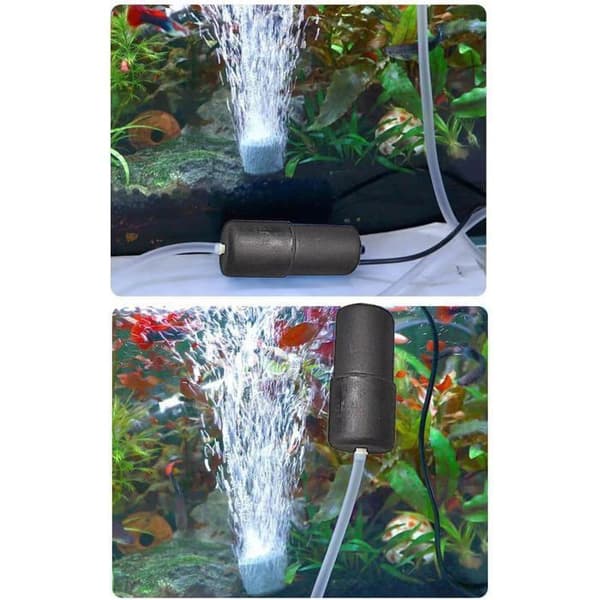 Mini USB Akvarie Luftpump, Akvarie Luftare, Syrepump för Akvarier med Luftsten
