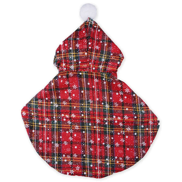 Joulupukki-kissan hupullinen lämmin takki Pienille Koirien Vaatteille Kissat Puku Vaatteet Lemmikkieläimet Joulupukki Cosplay Puku