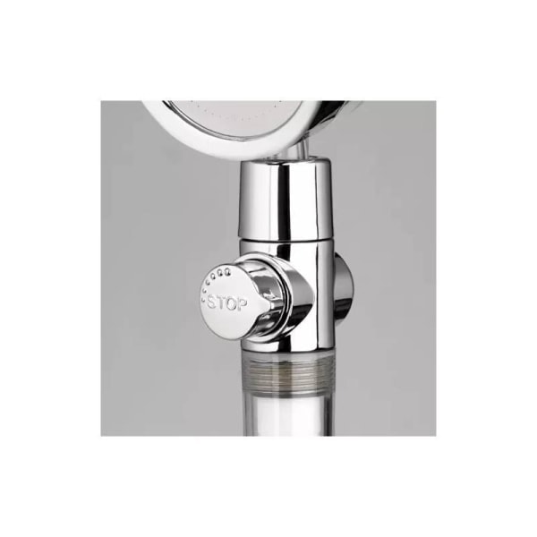 Booster Duschmunstycke med Propeller (med Filter) - Turbo Silver