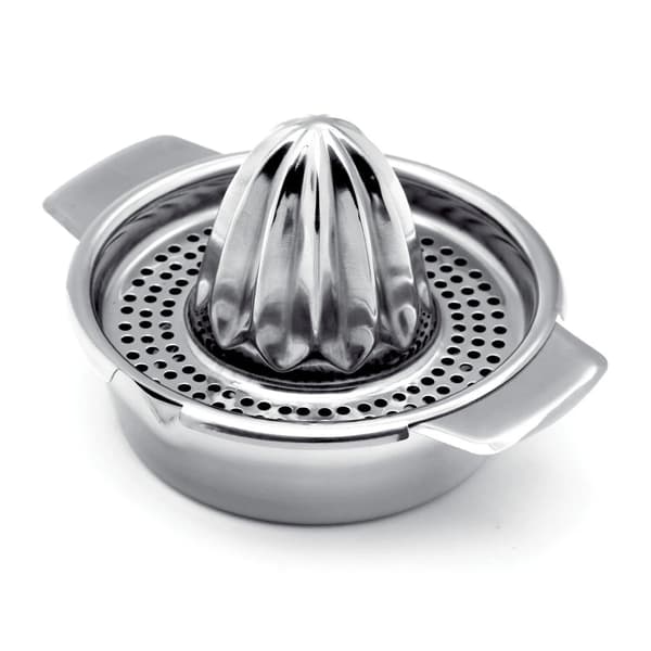 Citruspresser i rustfrit stål – Manuel citron- og appelsinpresser